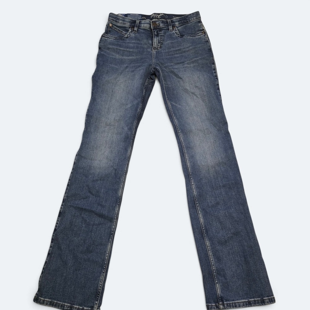 Wrangler Q-Baby Ultimate Riding Jeans 29x34 Medium Wash Bootcut